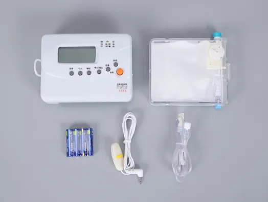 Engangs elektronisk styret smertestillende pumpe